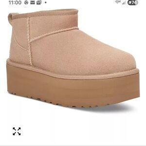 UGG Classic Ultra Mini Platform Booties